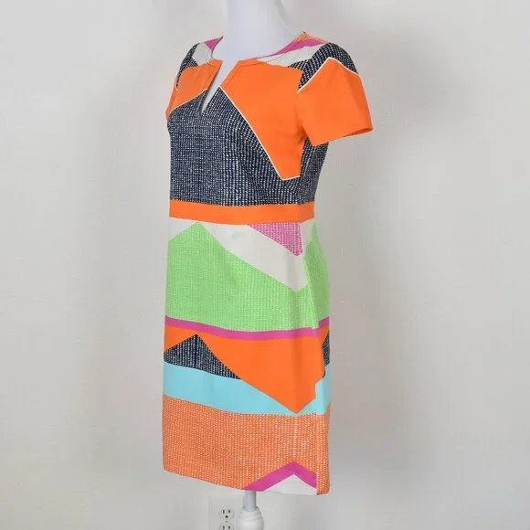 Trina Turk Lincoln Road Museum Short Sleeve Dress - 2 - Picture 3 of 8
